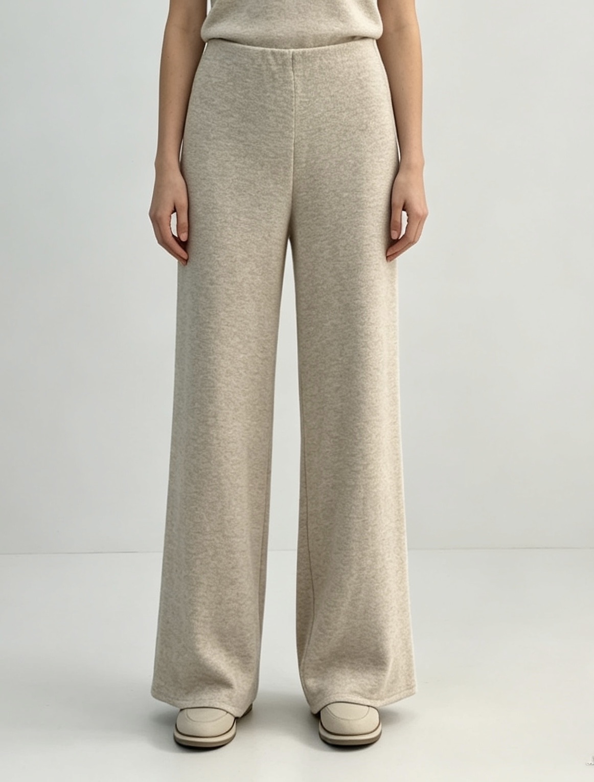 High-Waist Wide-Leg Trousers