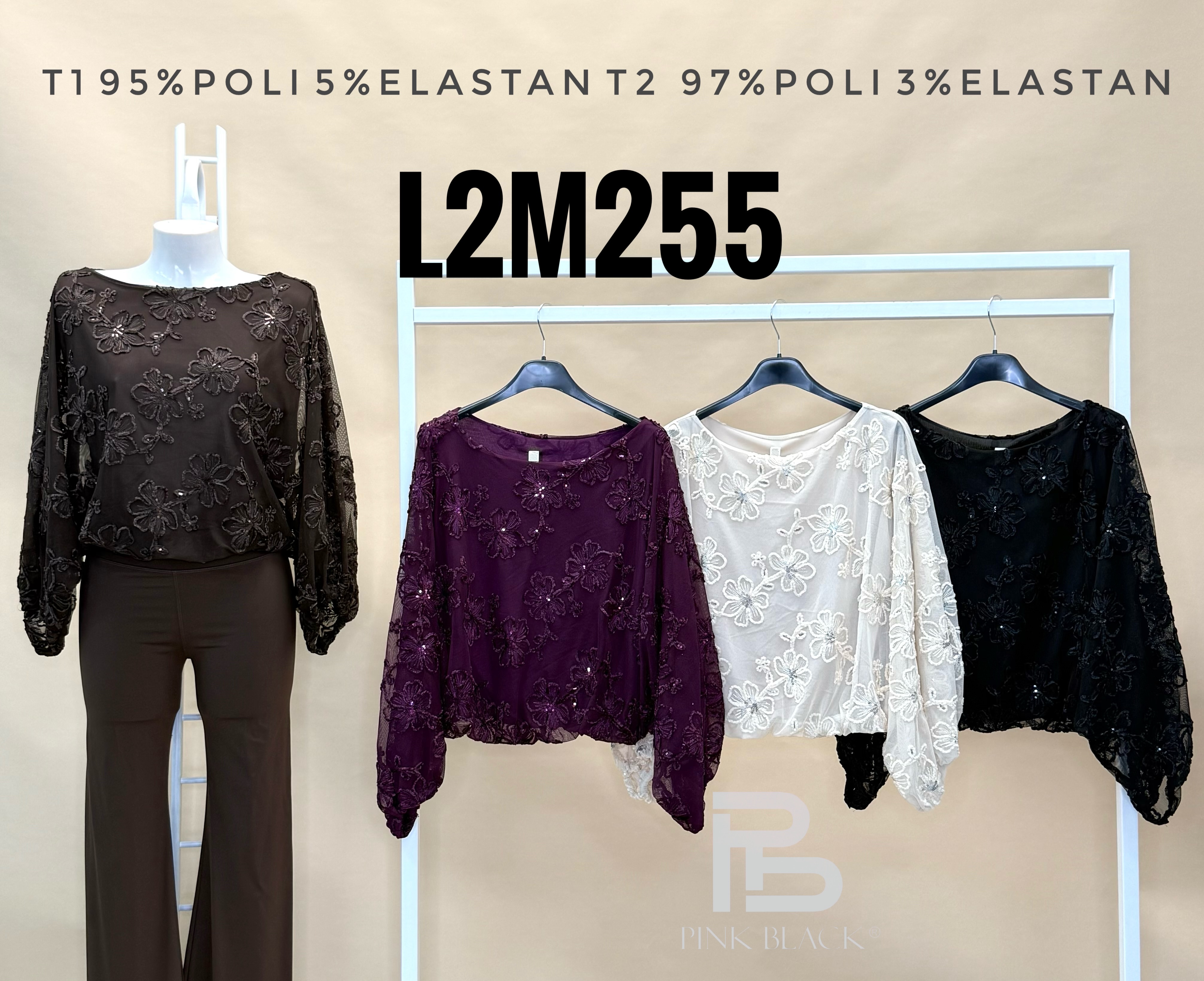 3D Embroidered Blouse