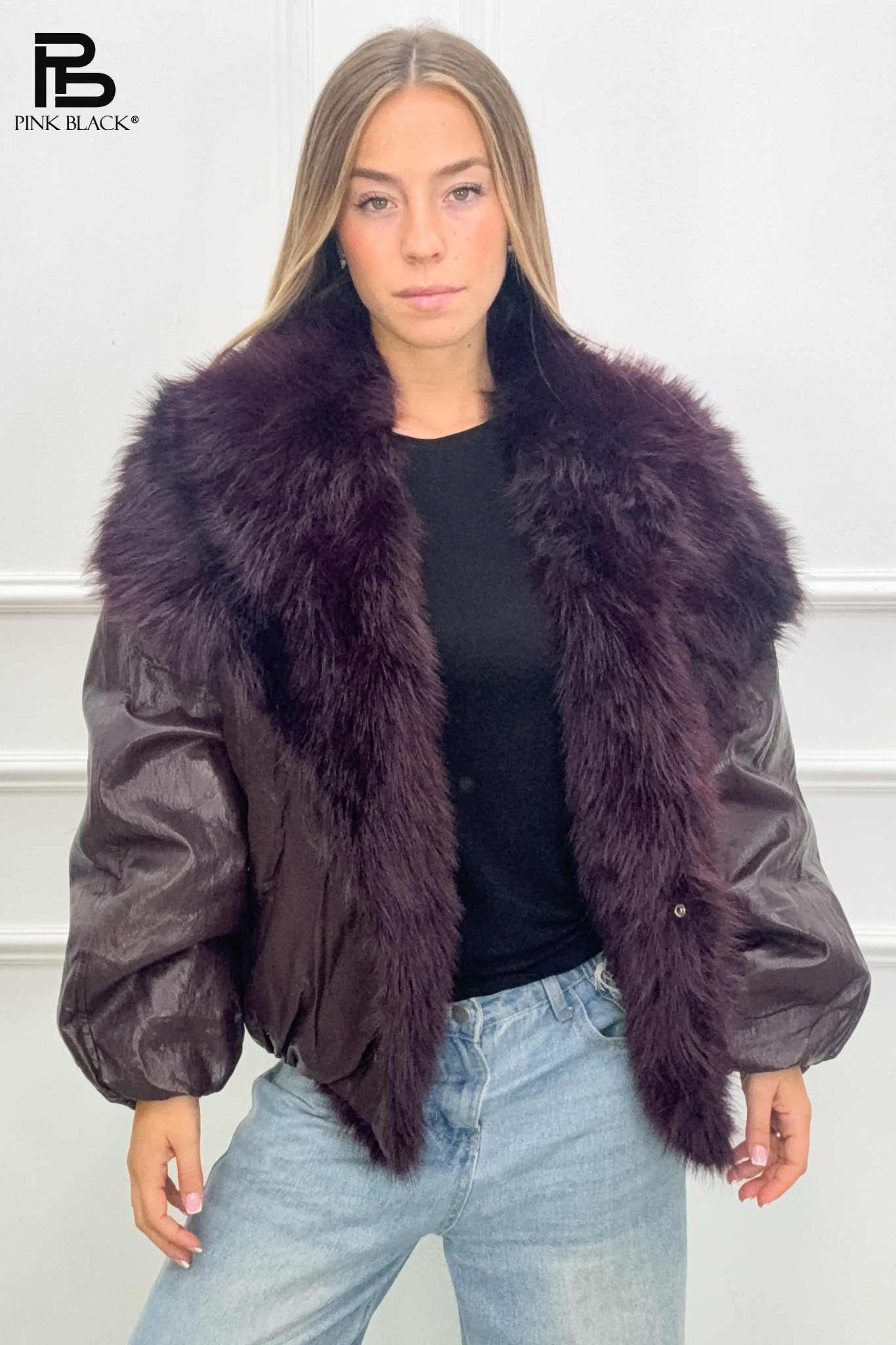 Cropped Collar Jacket