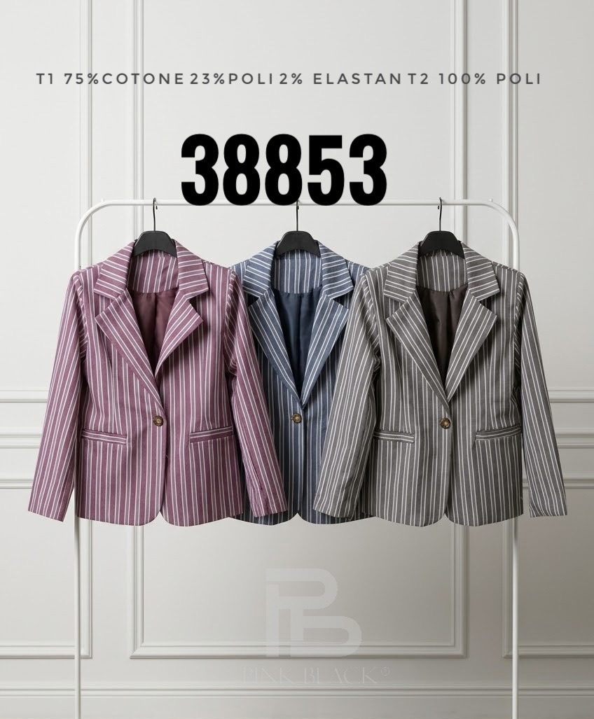 Tailored Striped Blazer