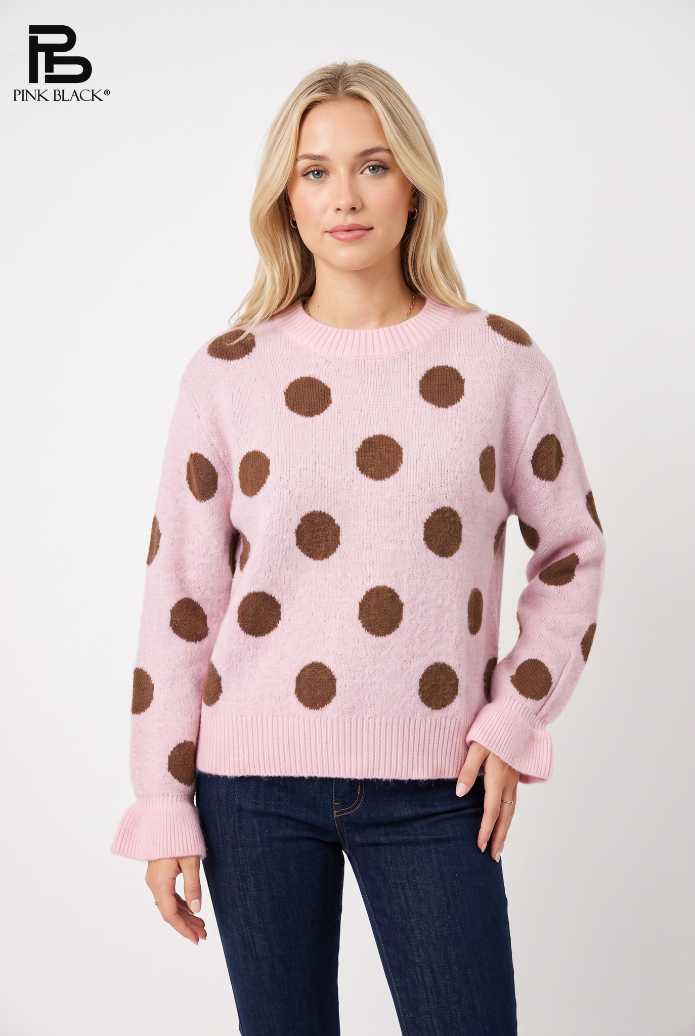 Polka-Dot Sweater