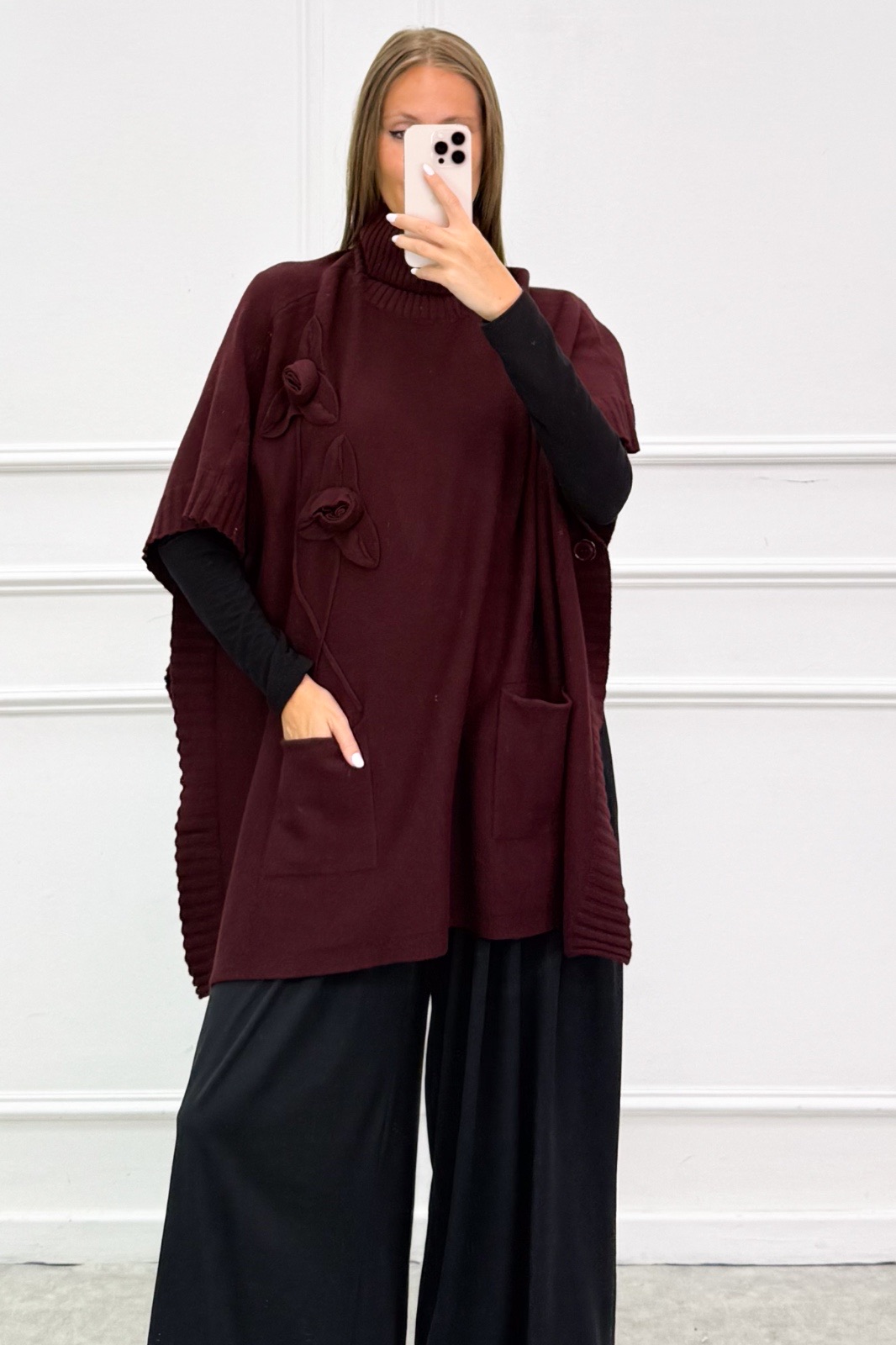 Turtleneck Tunic Sweater