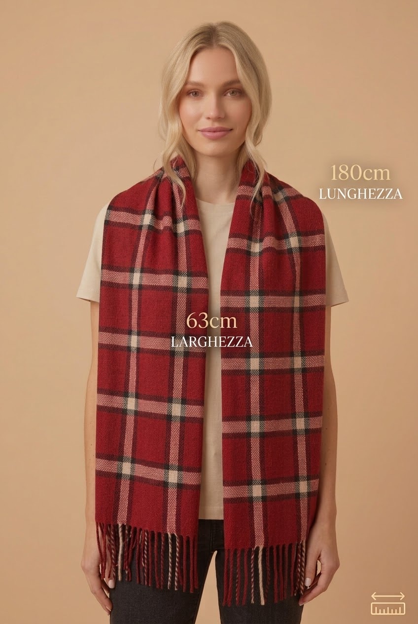 Accessory: Checked Scarf
