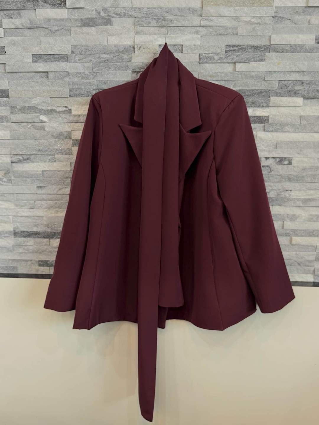 Tailored Hip-Length Blazer
