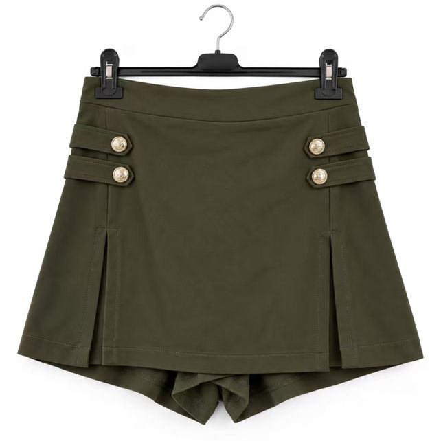 A-line Pleated Mini Skirt