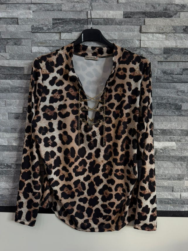 V-Tie Blouse