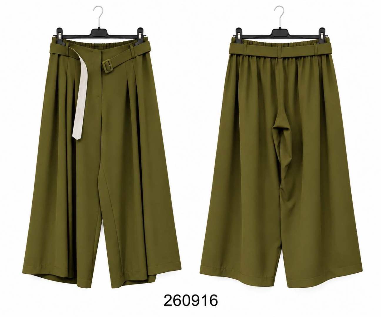 Wide Pleated Trousers