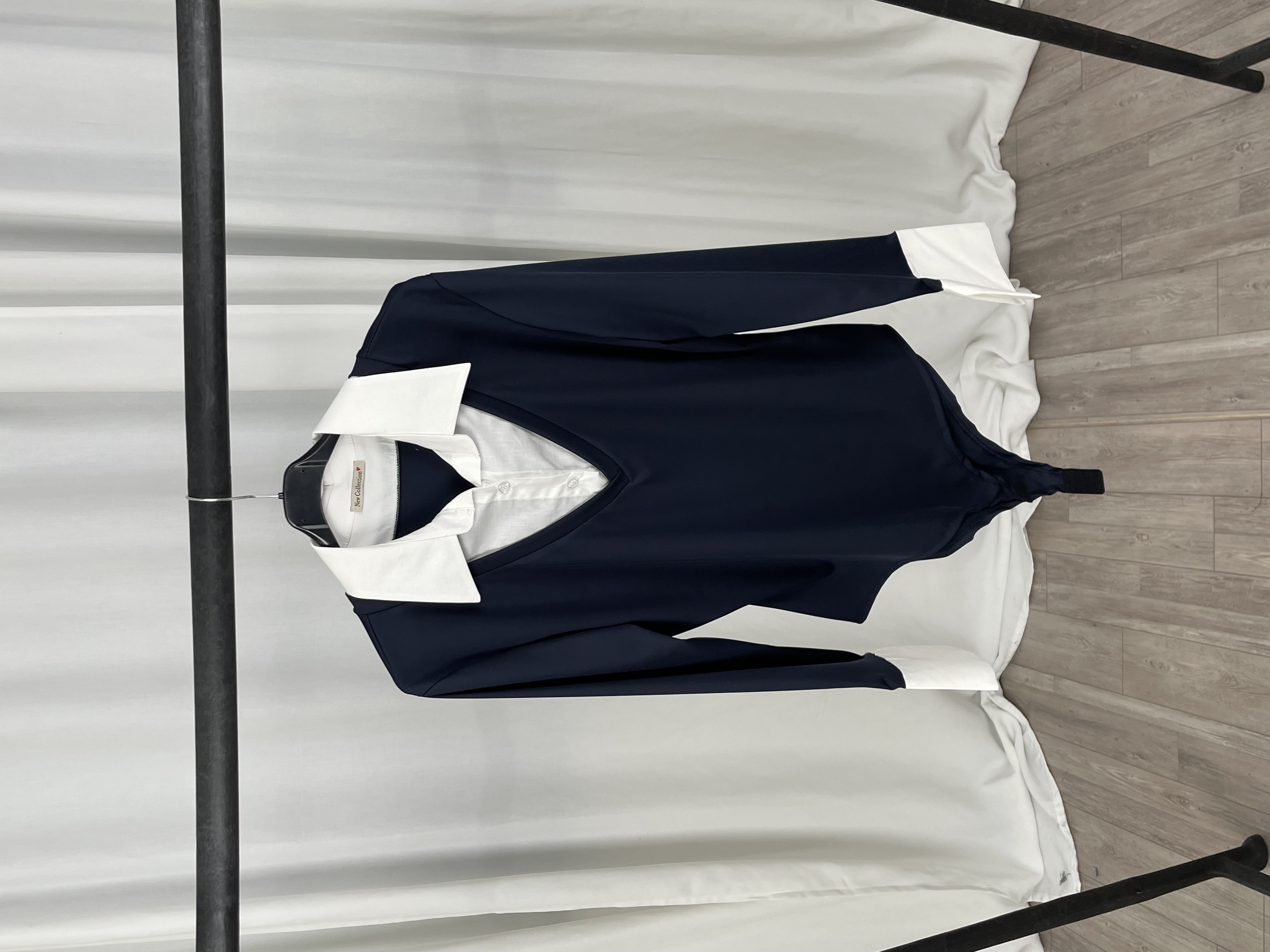Fitted Polo-Collar Top