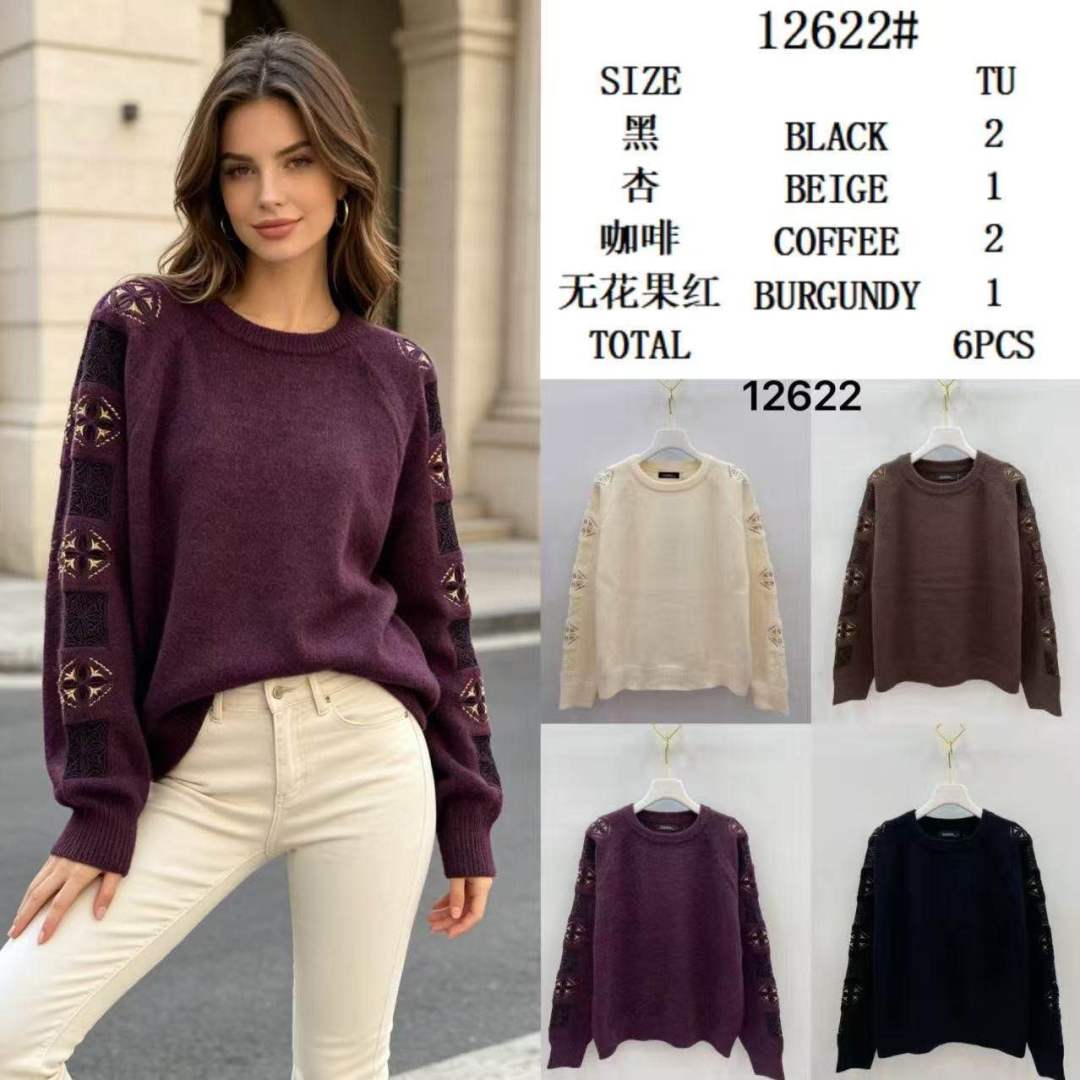 Openwork-Detail Sweater