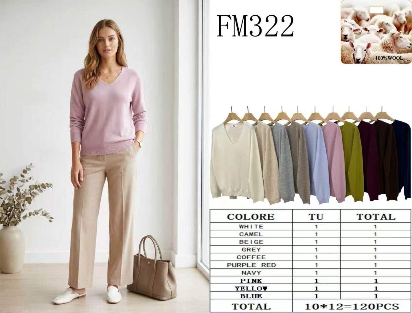 Regular V-Neck Sweater