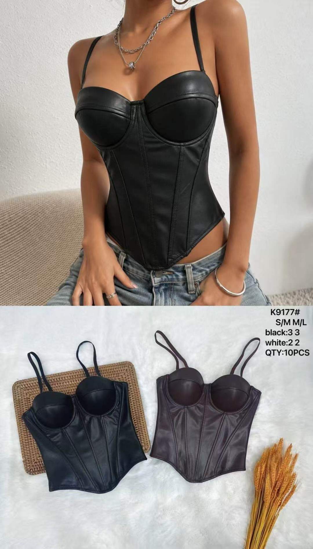 Fitted Corset-Style Top