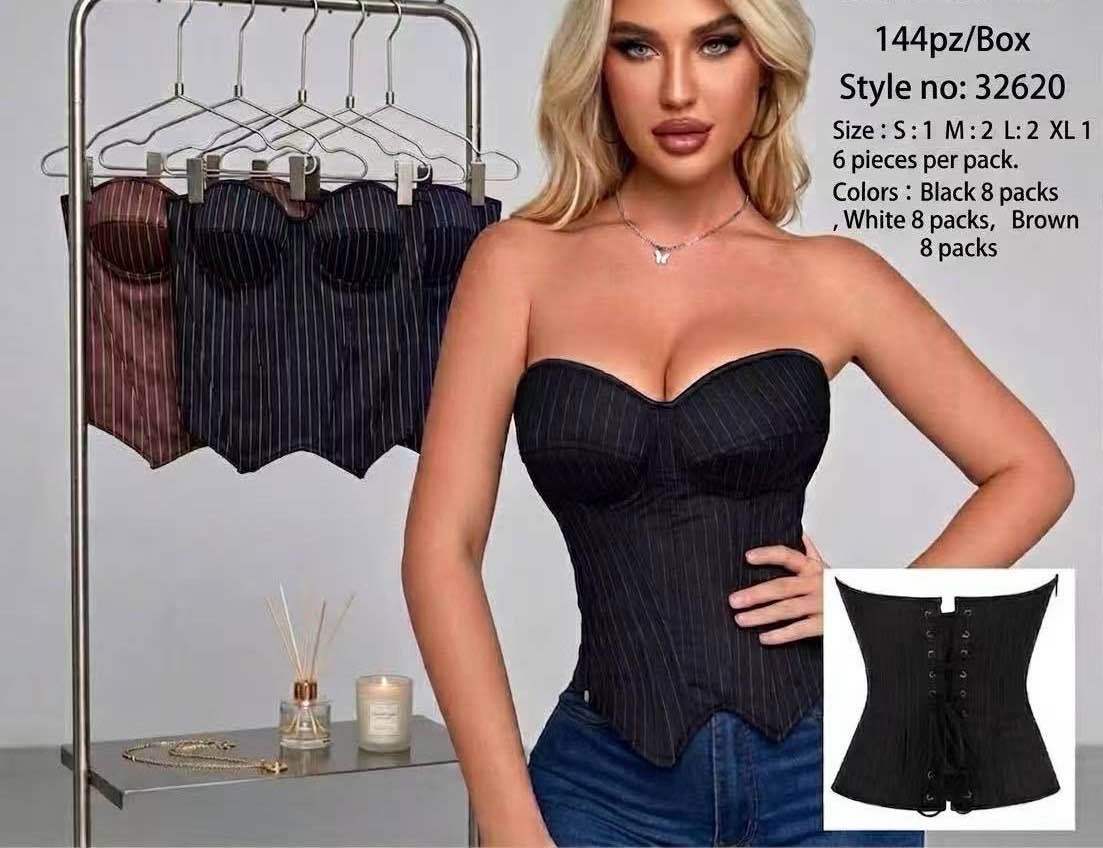 Fitted Corset-Style Top