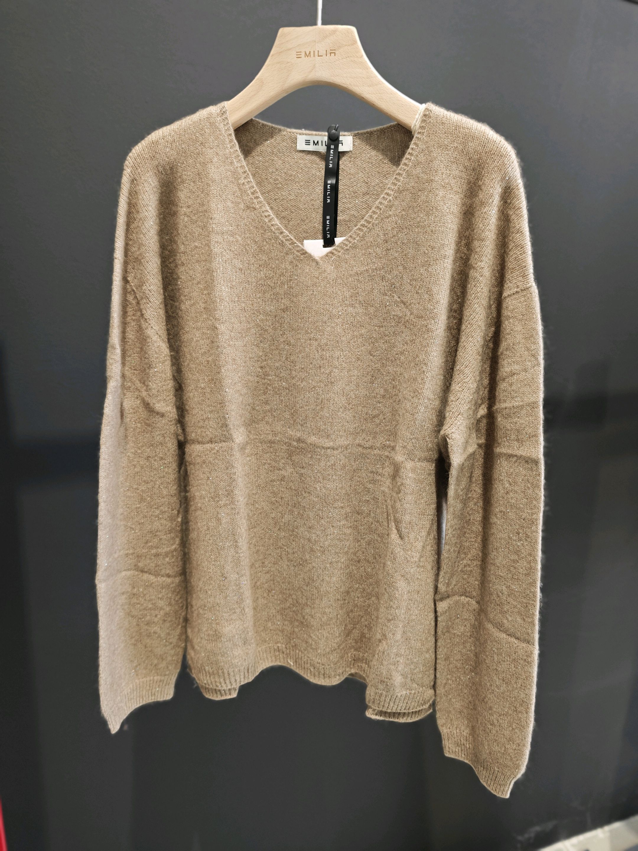 Relaxed V-Neck Sweater