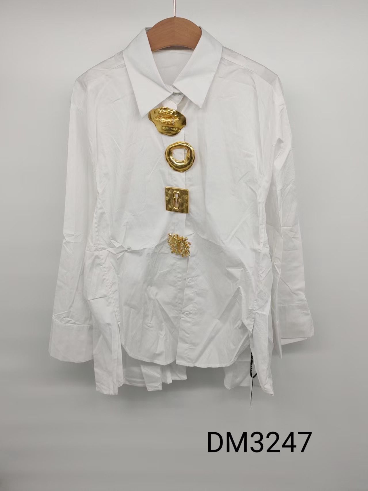 Straight Shirt with Collar