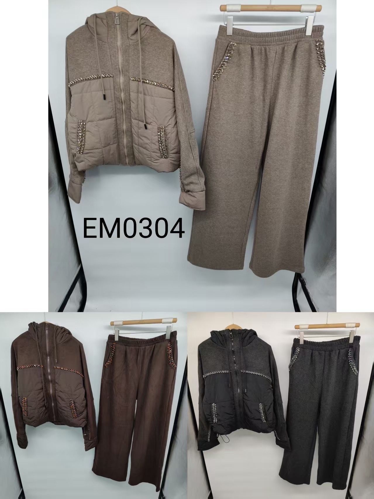 Hooded Tracksuit Set
