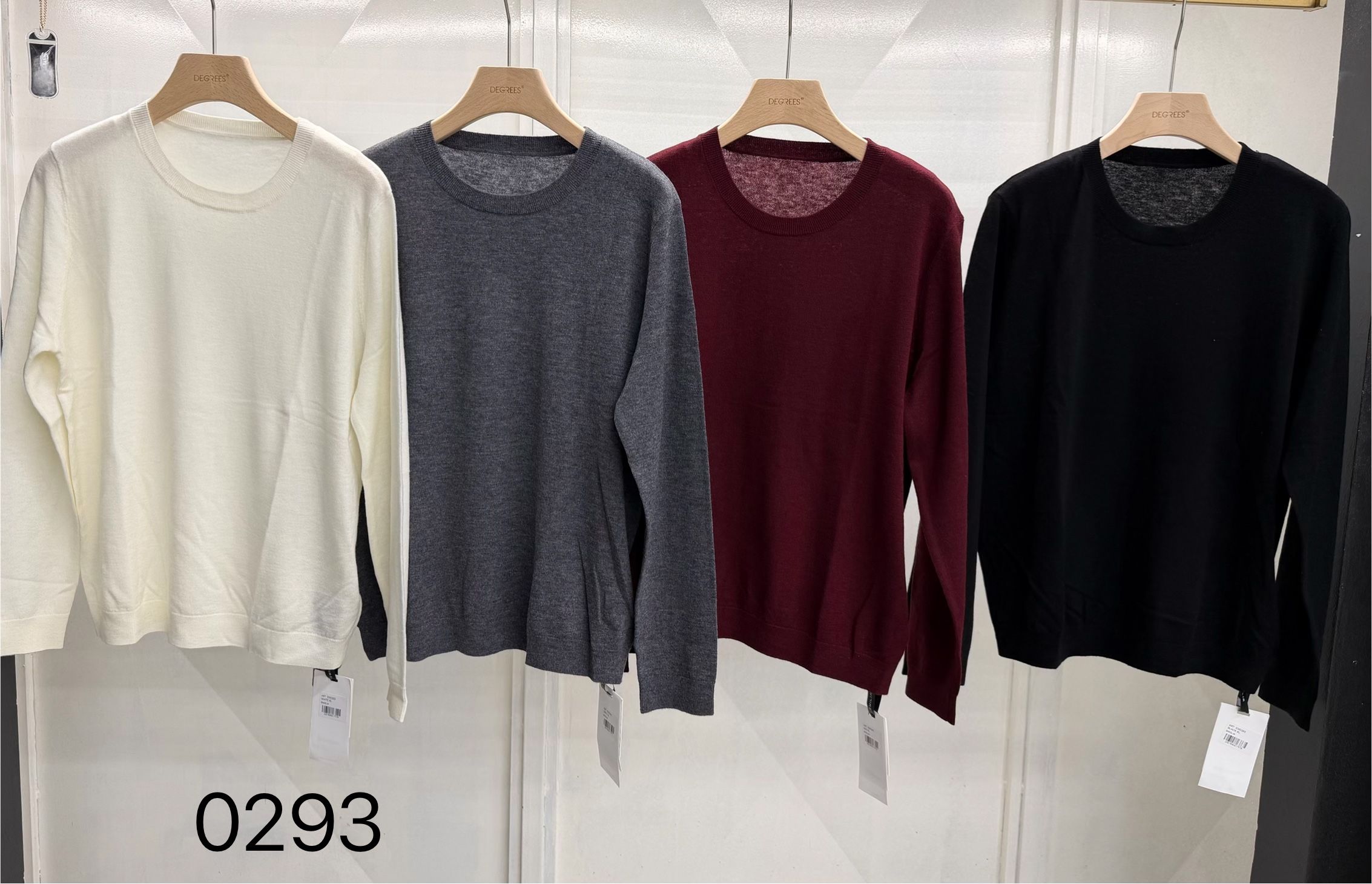 Plain Round-Neck Sweater