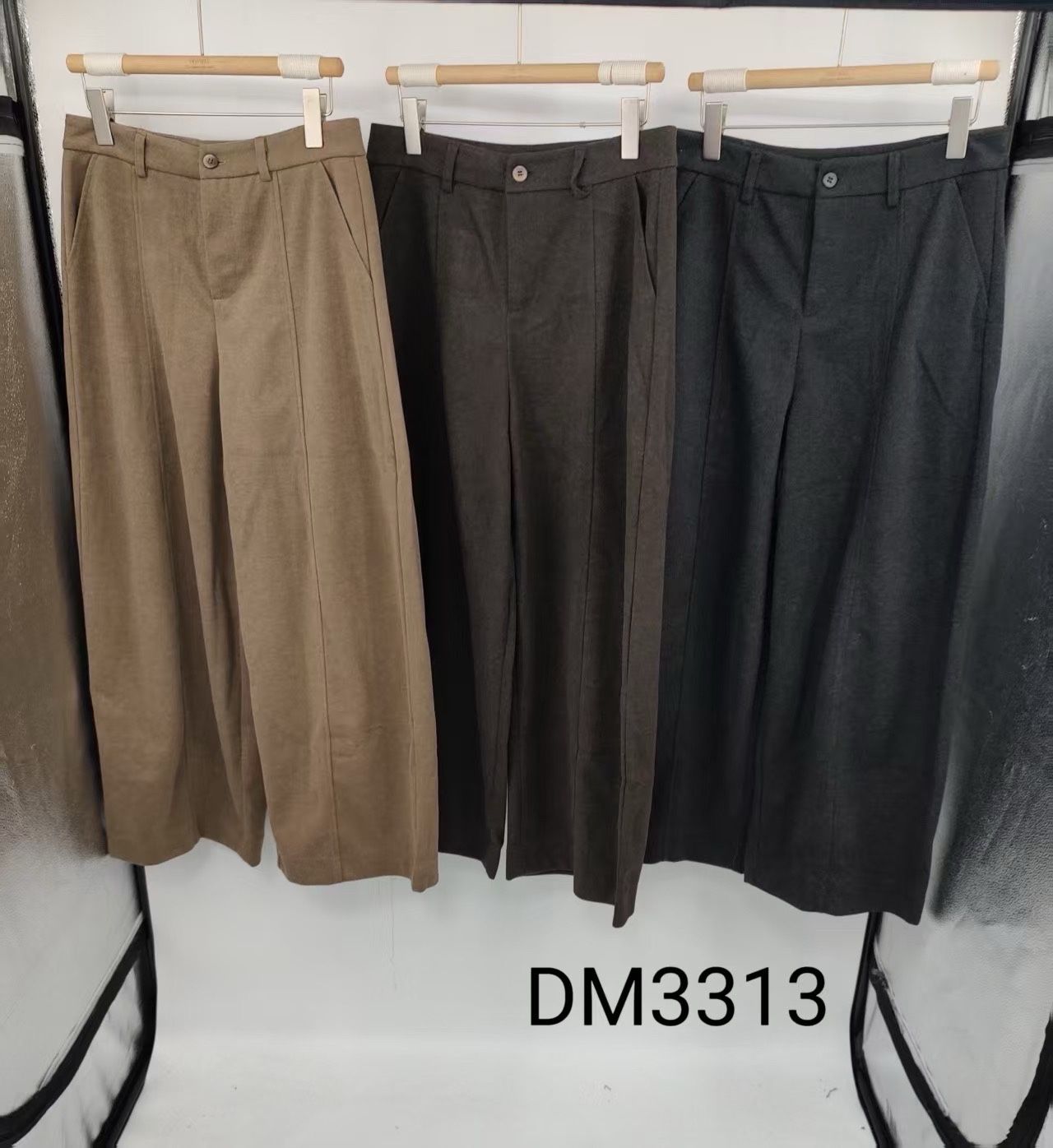 Wide Pleat Trousers