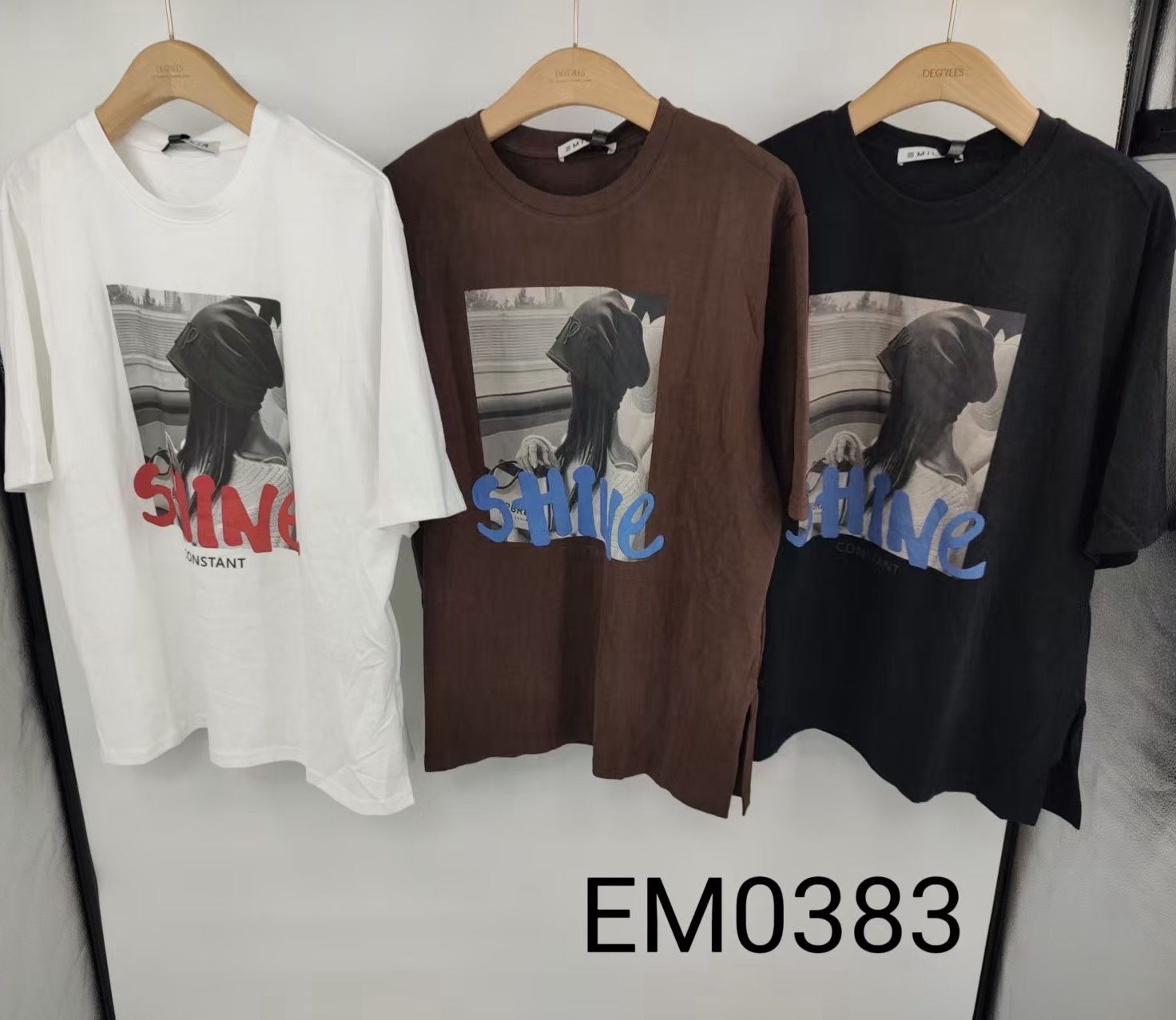 Relaxed Fit T‑Shirt with Slogan