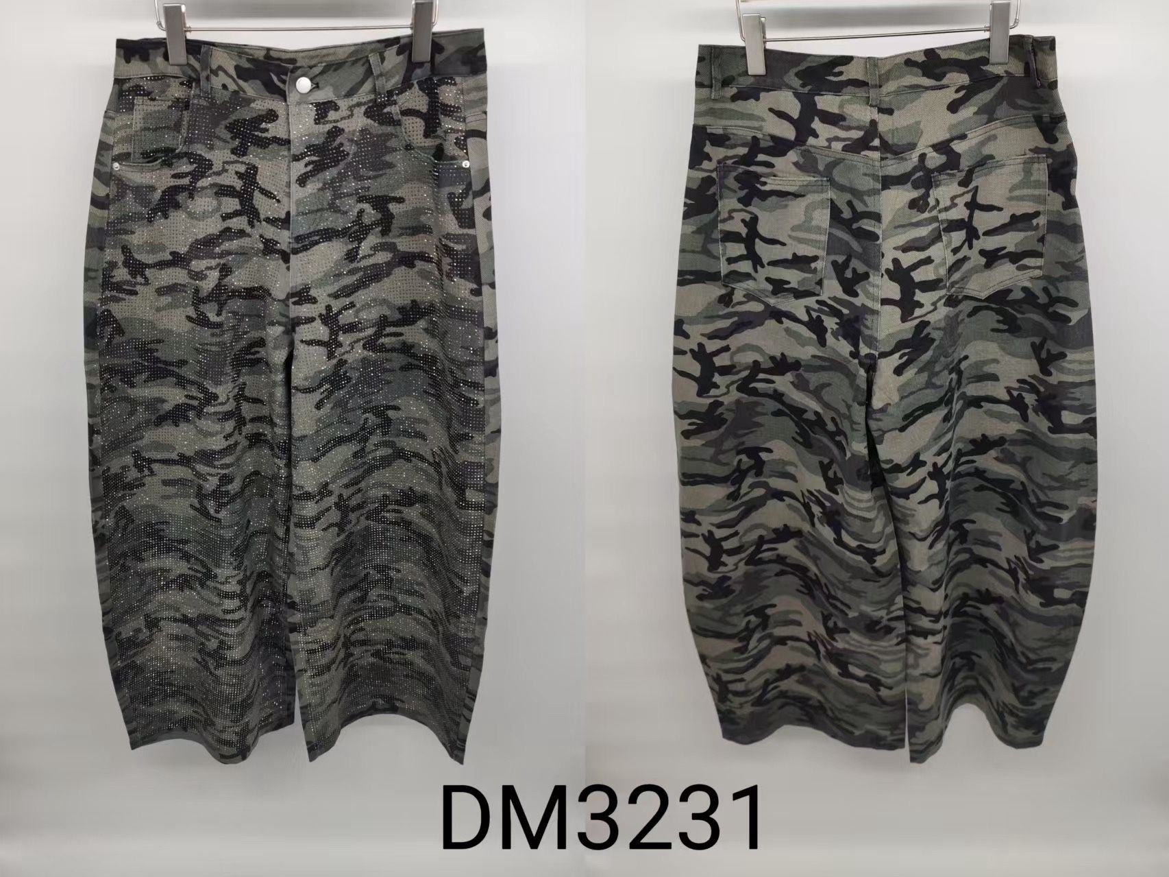 Straight Camo Trousers