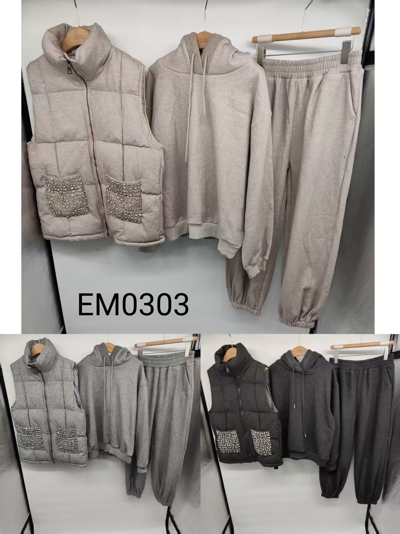 Casual Hoodie Tracksuit Set