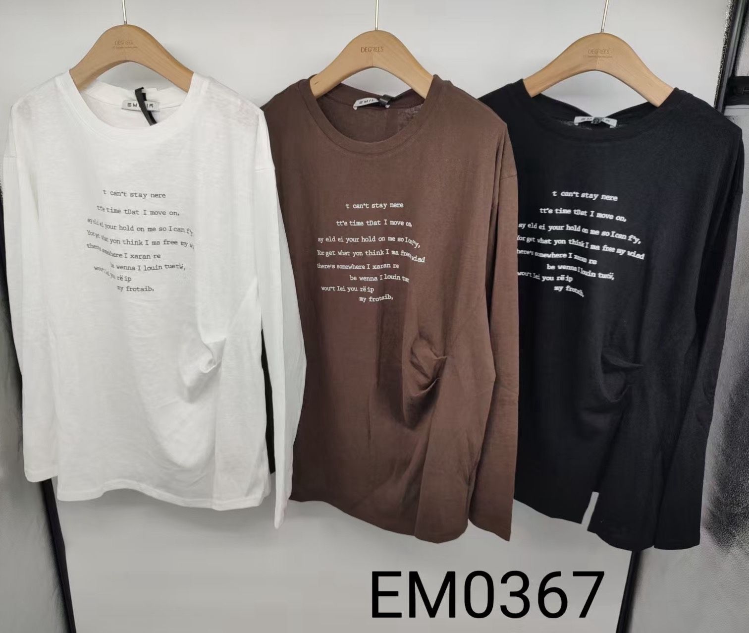 Relaxed Long Sleeve T‑Shirt