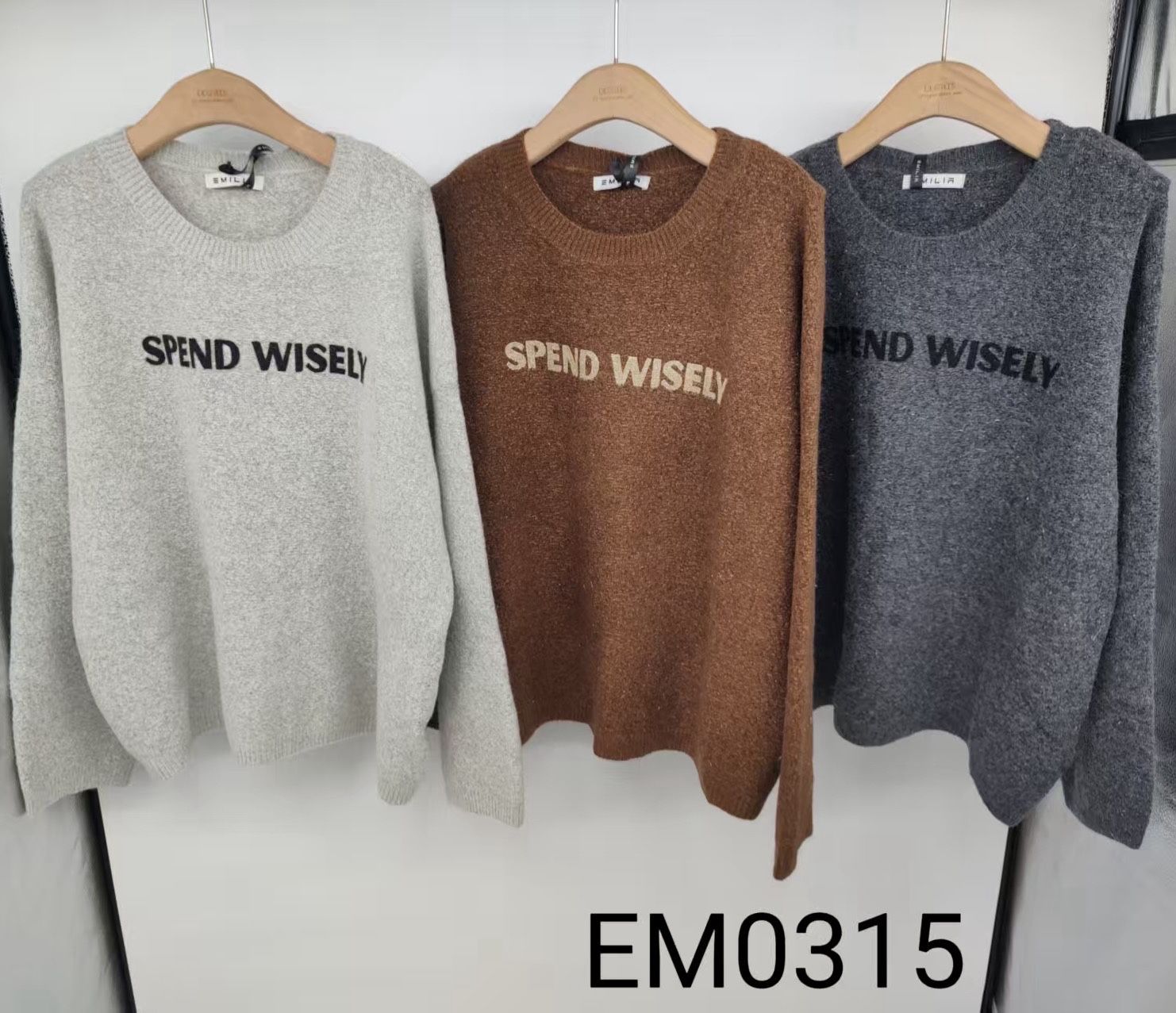 Sweater with Large Lettering