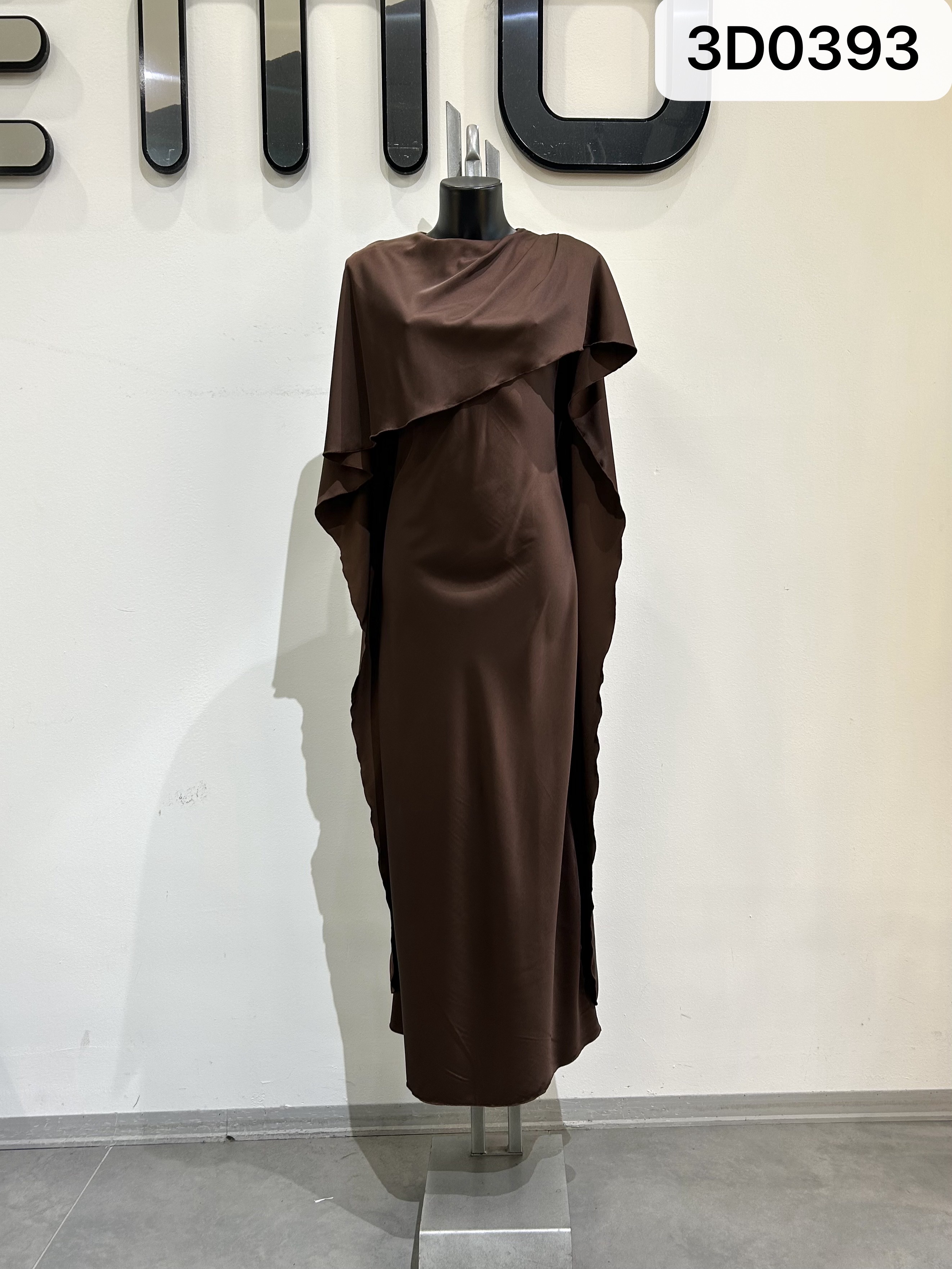 Pleated A-line Maxi Dress