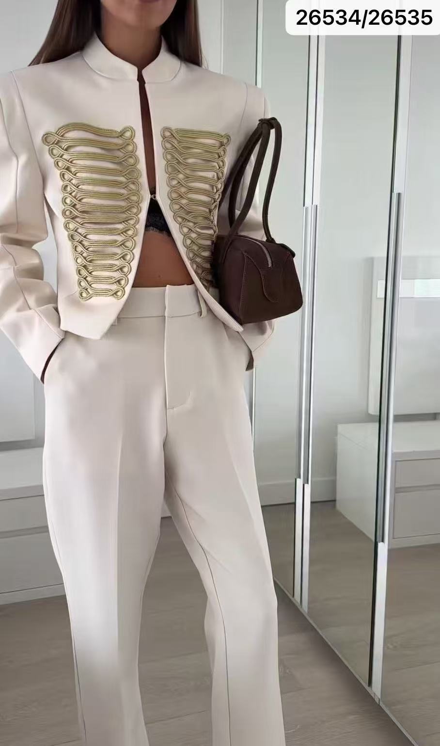 Blazer and Trousers Set — Straight Fit