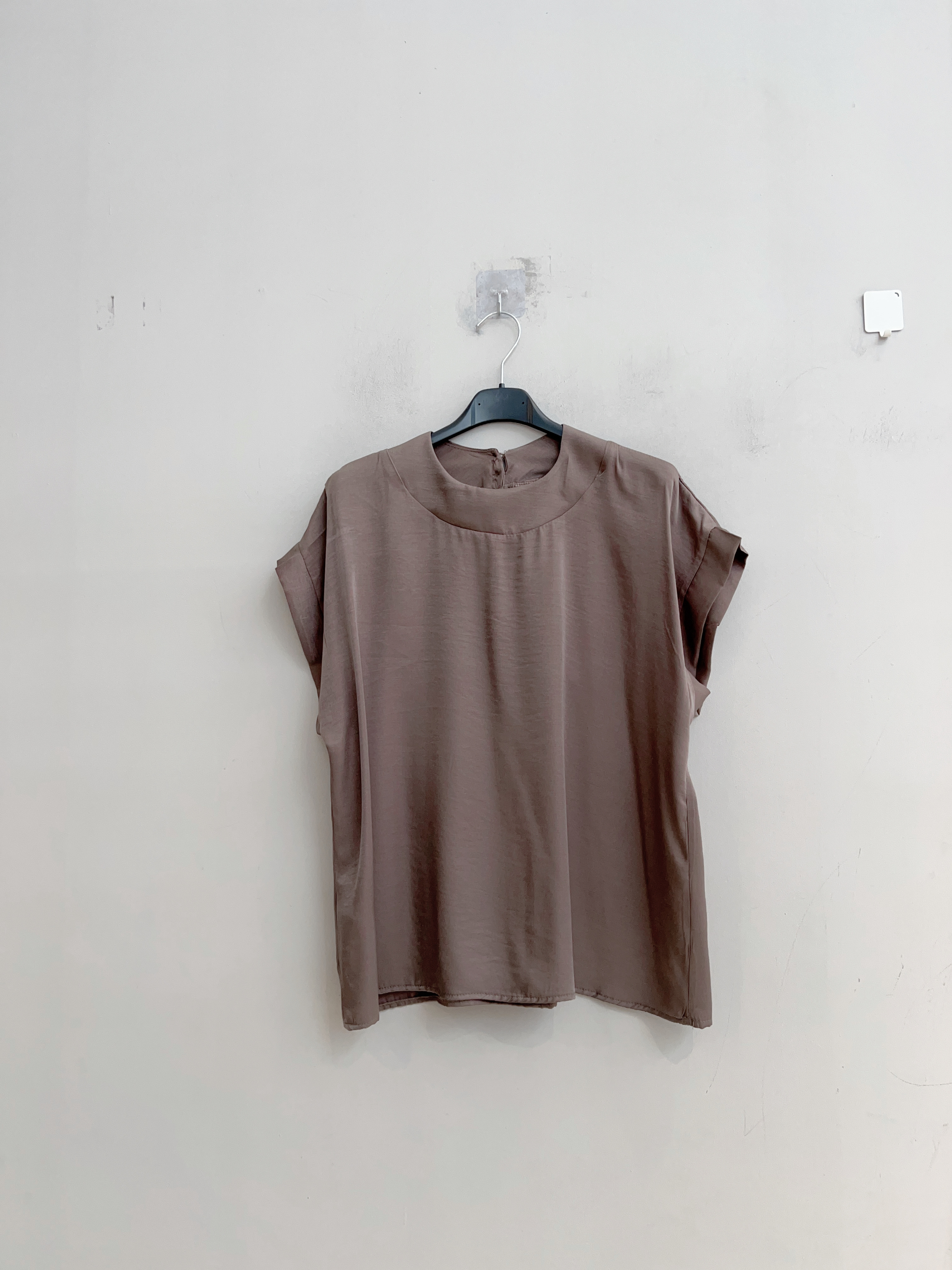 Relaxed Short-Sleeve Blouse