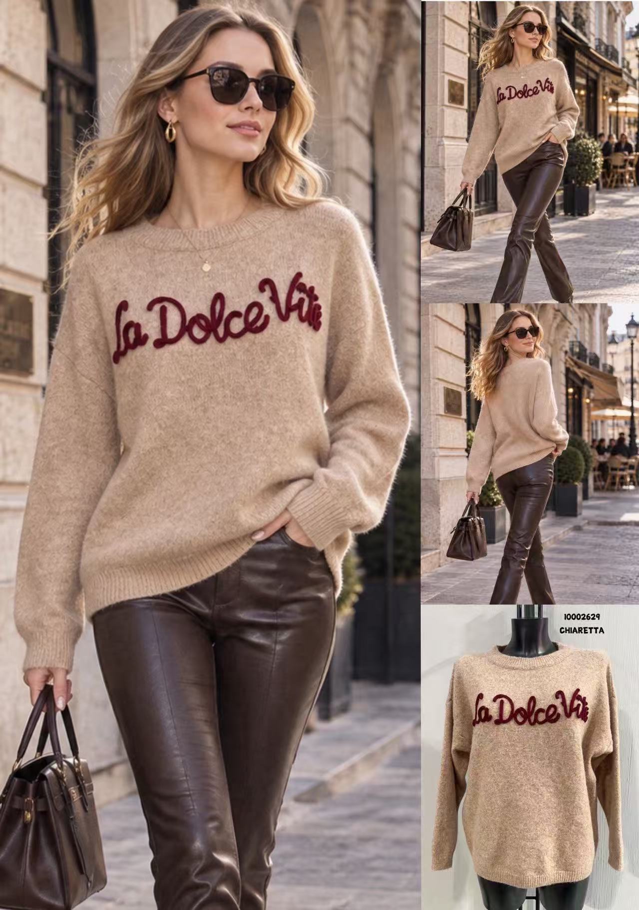 Oversized Alpaca Sweater with Pocket