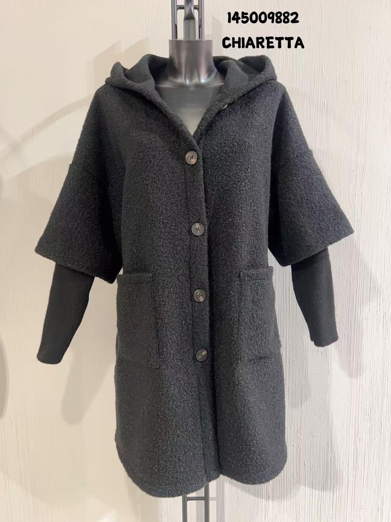 Relaxed Hooded Coat