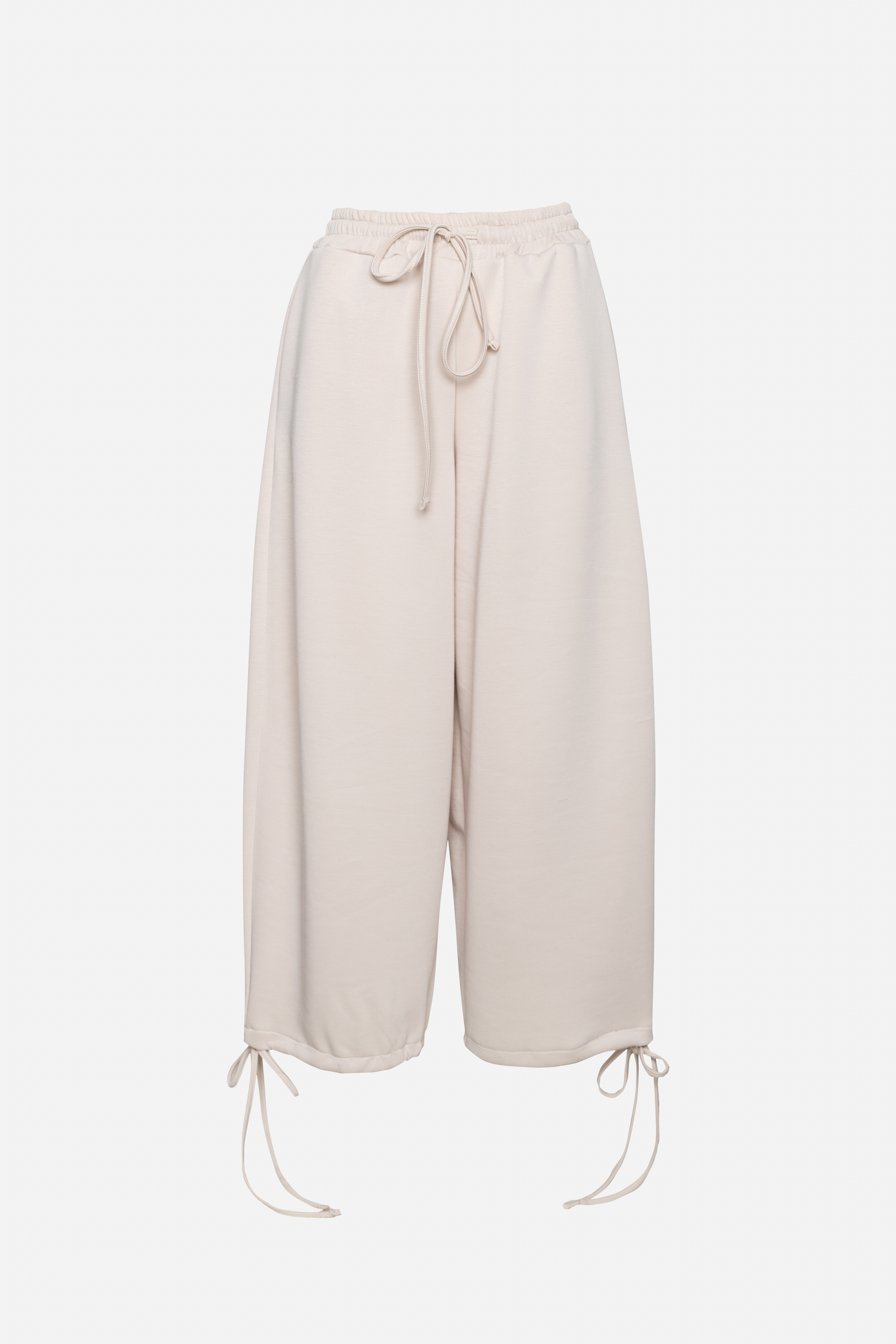 Relaxed Tie-Waist Trousers