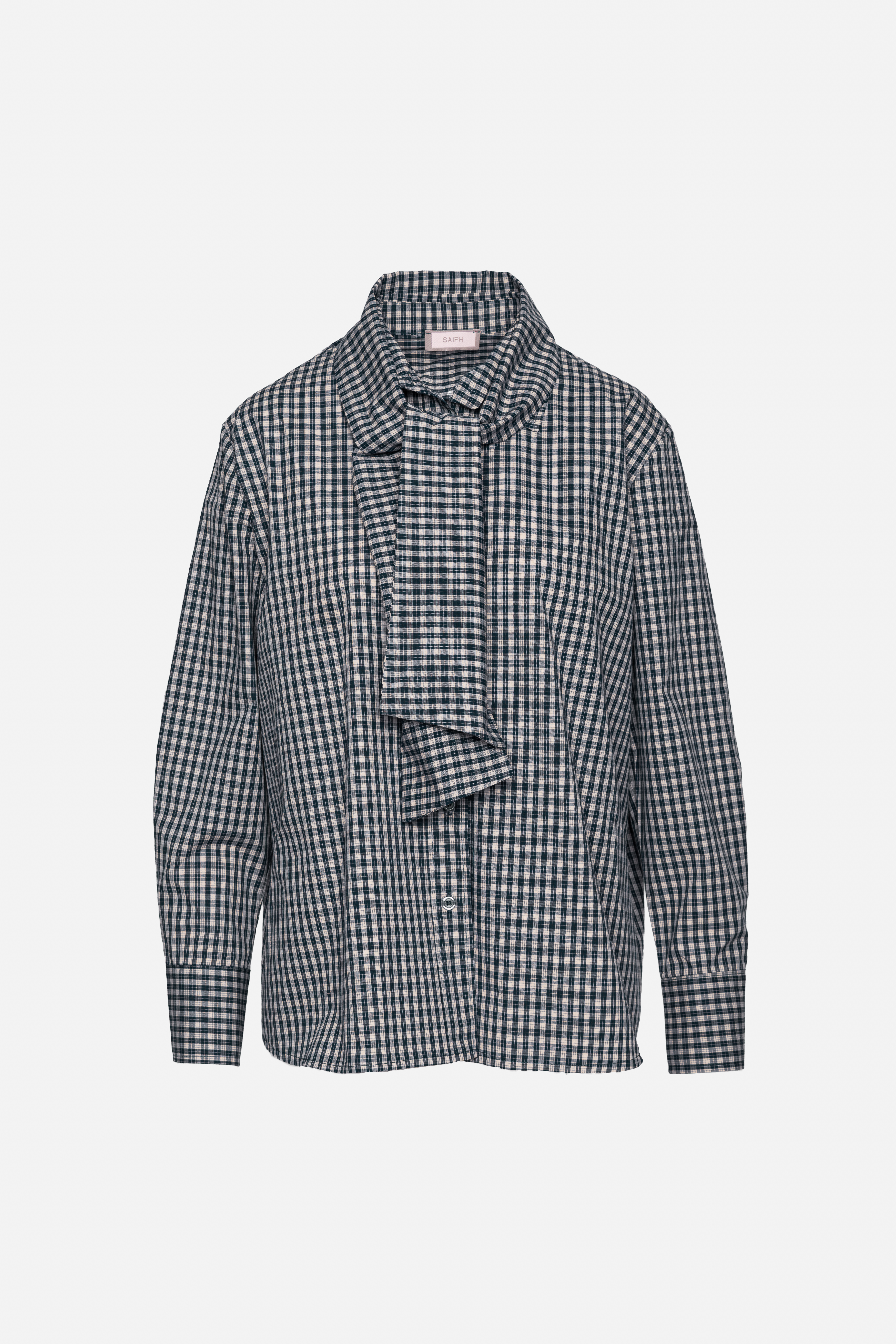 Straight-Cut Shirt, Long Sleeve