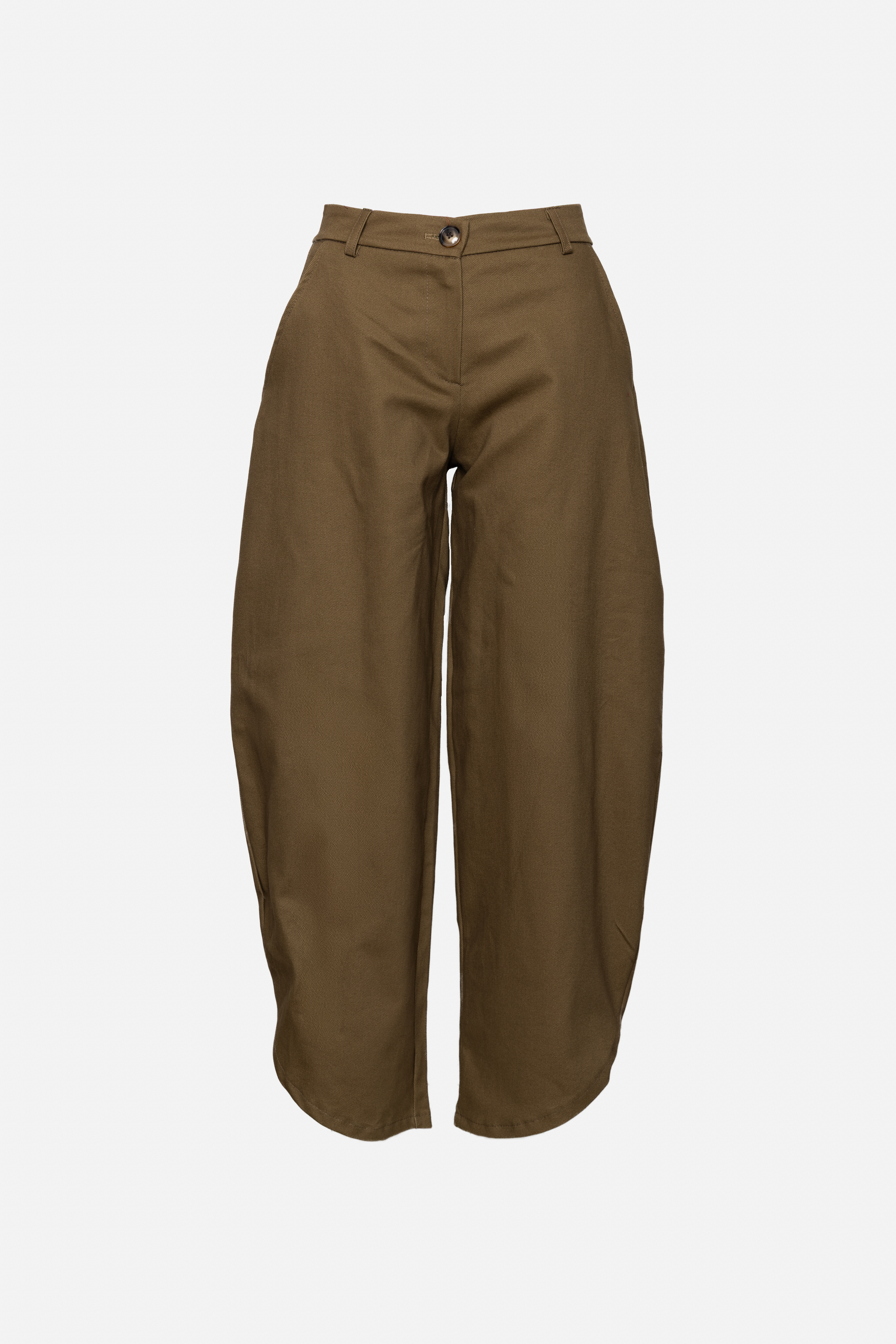 Wide-Leg Trousers with Waistband