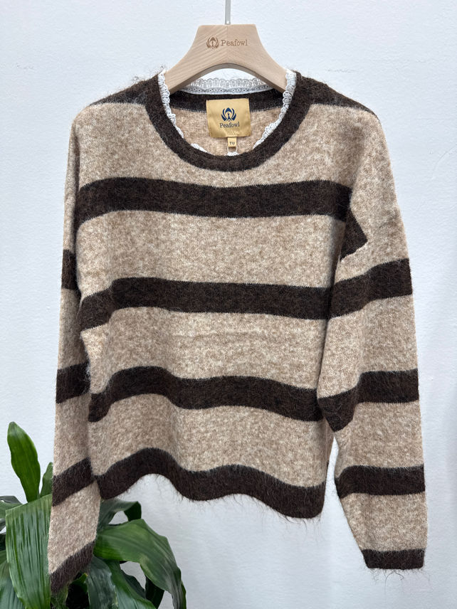 Striped Straight Sweater