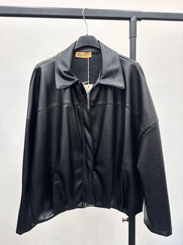 Oversized Jacket with Collar