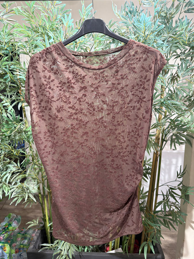 Ruched Fitted Cropped Top