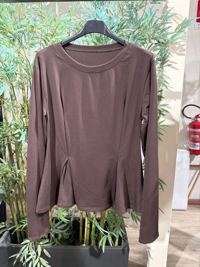 Fitted Peplum Top