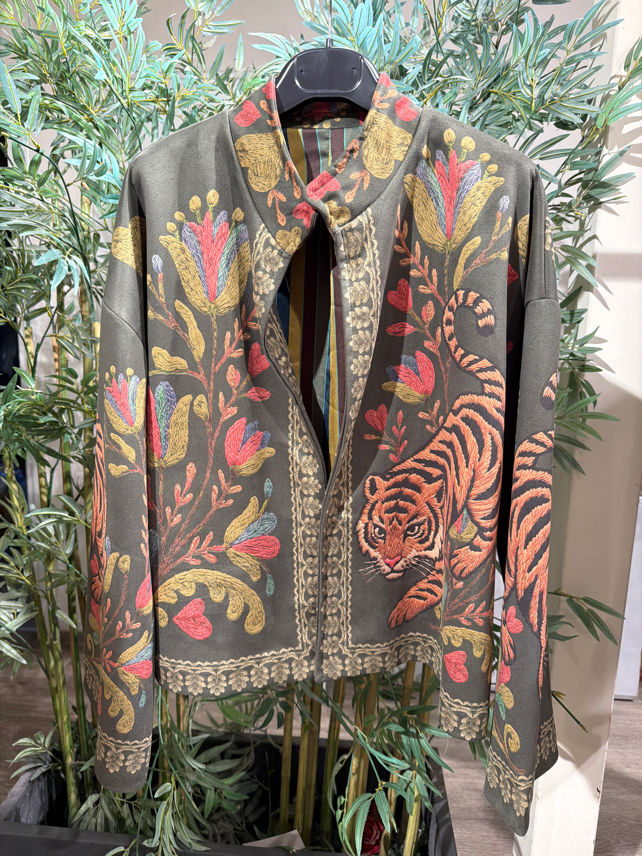 Relaxed Patterned Jacket