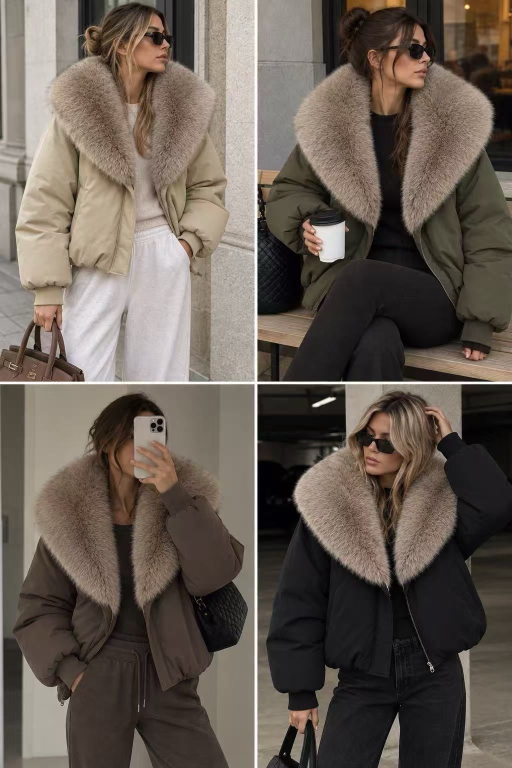 Oversize Collar Jacket