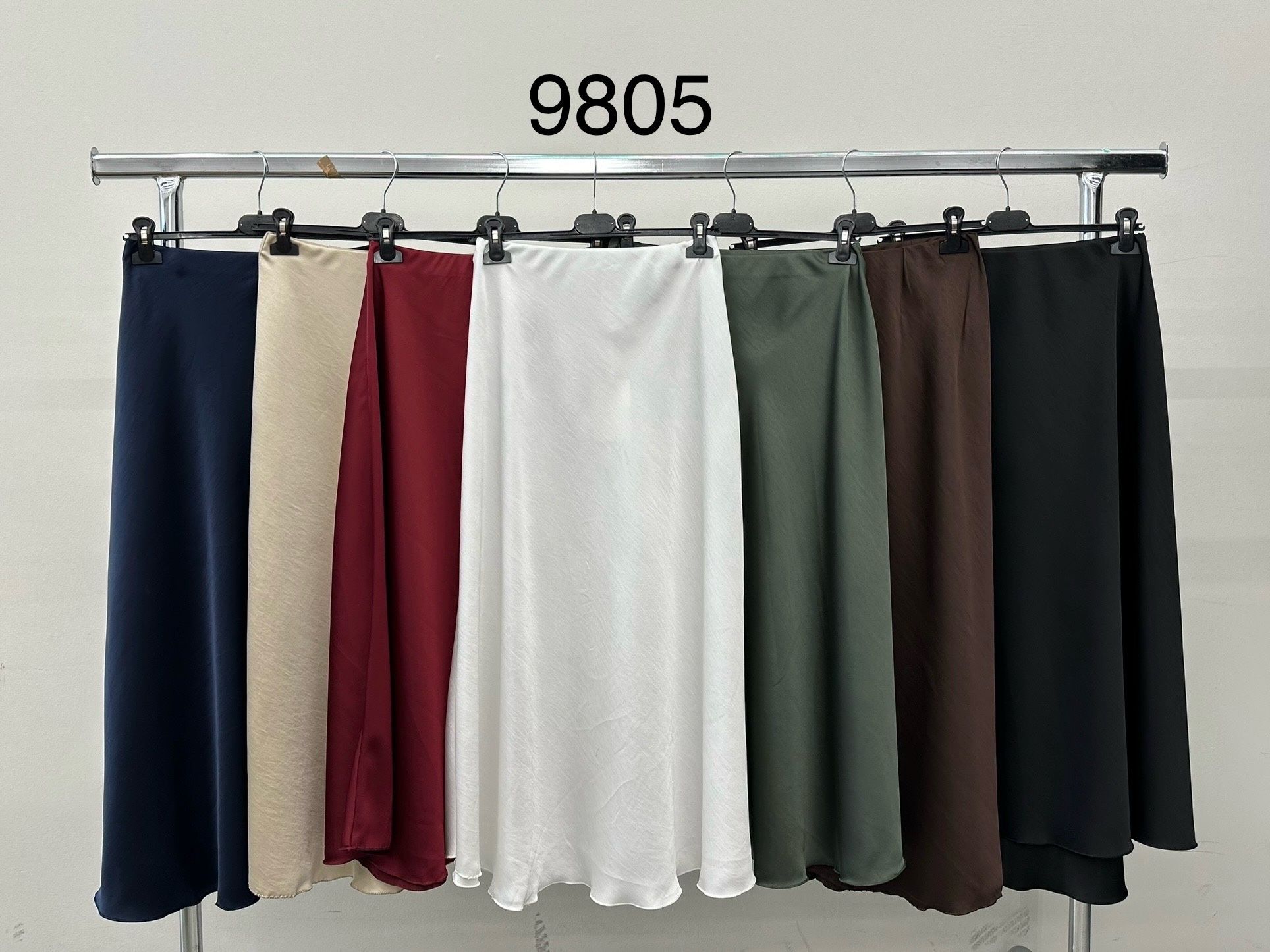Midi A-Line Skirt