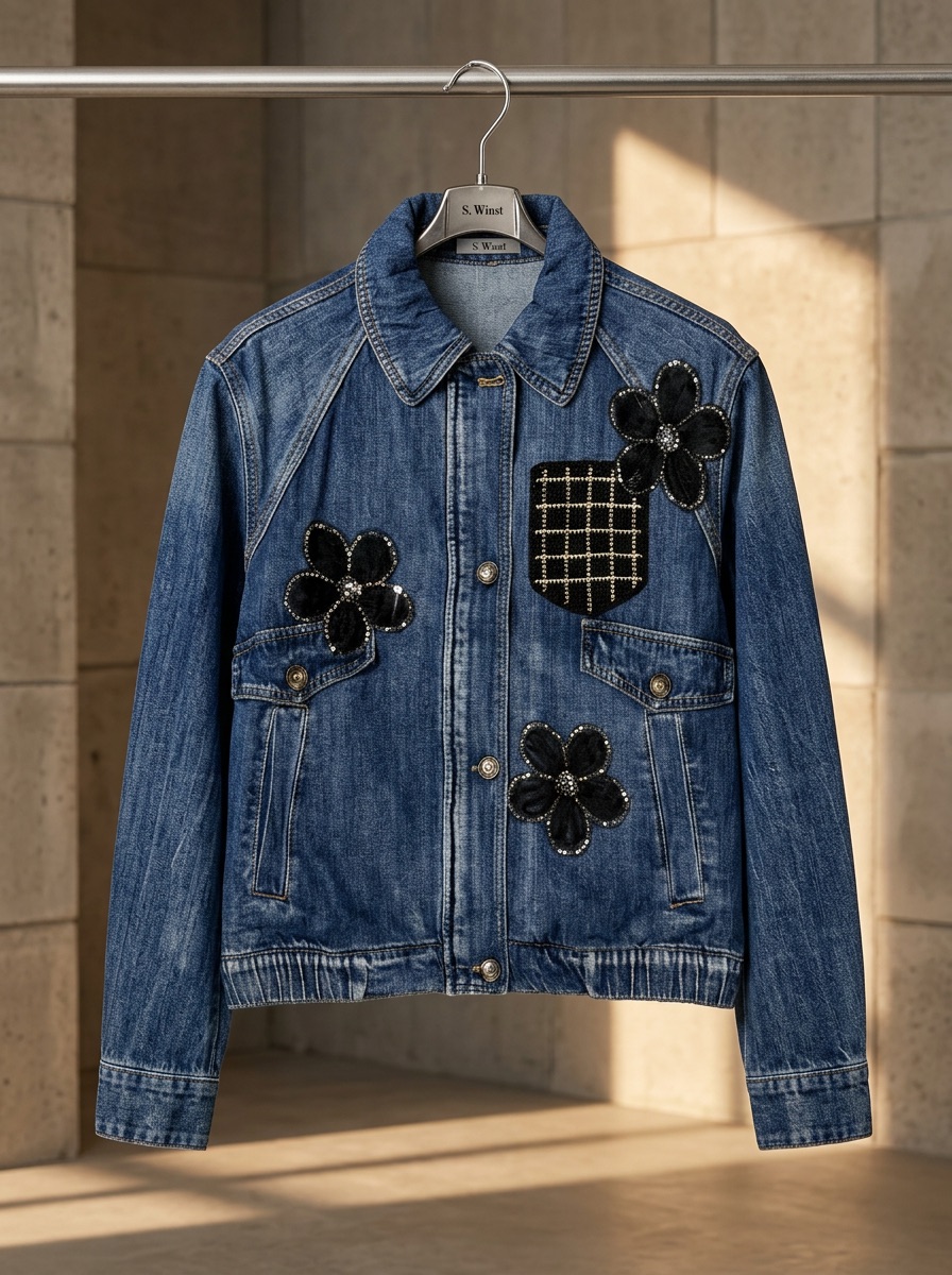 Embroidered Denim Jacket