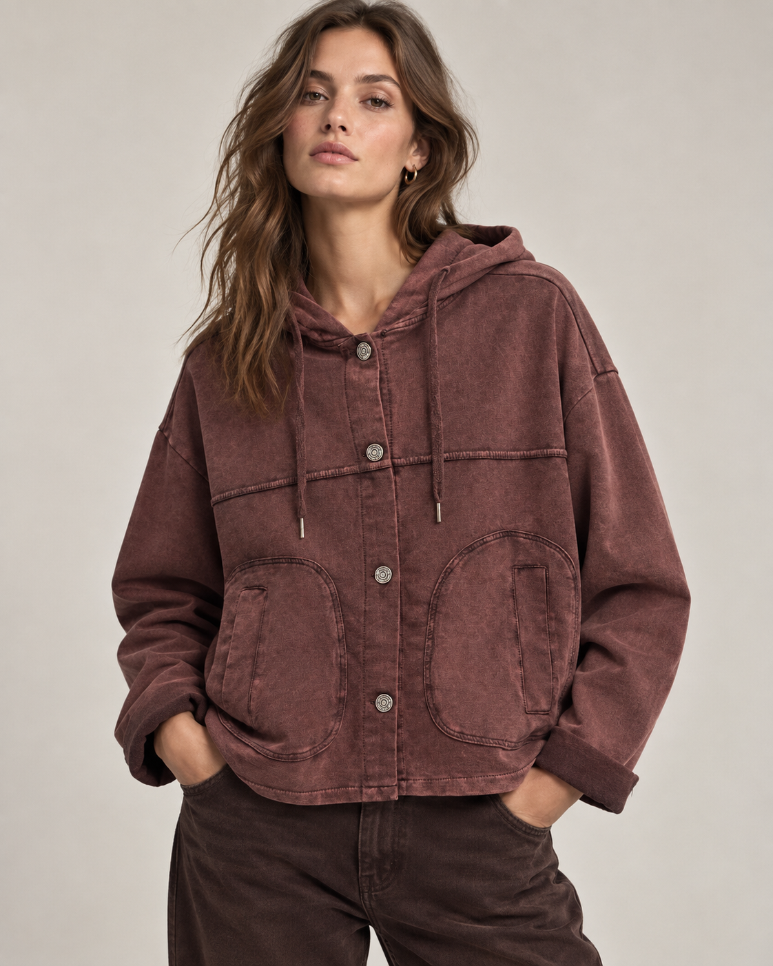 Oversized Hooded Jacket