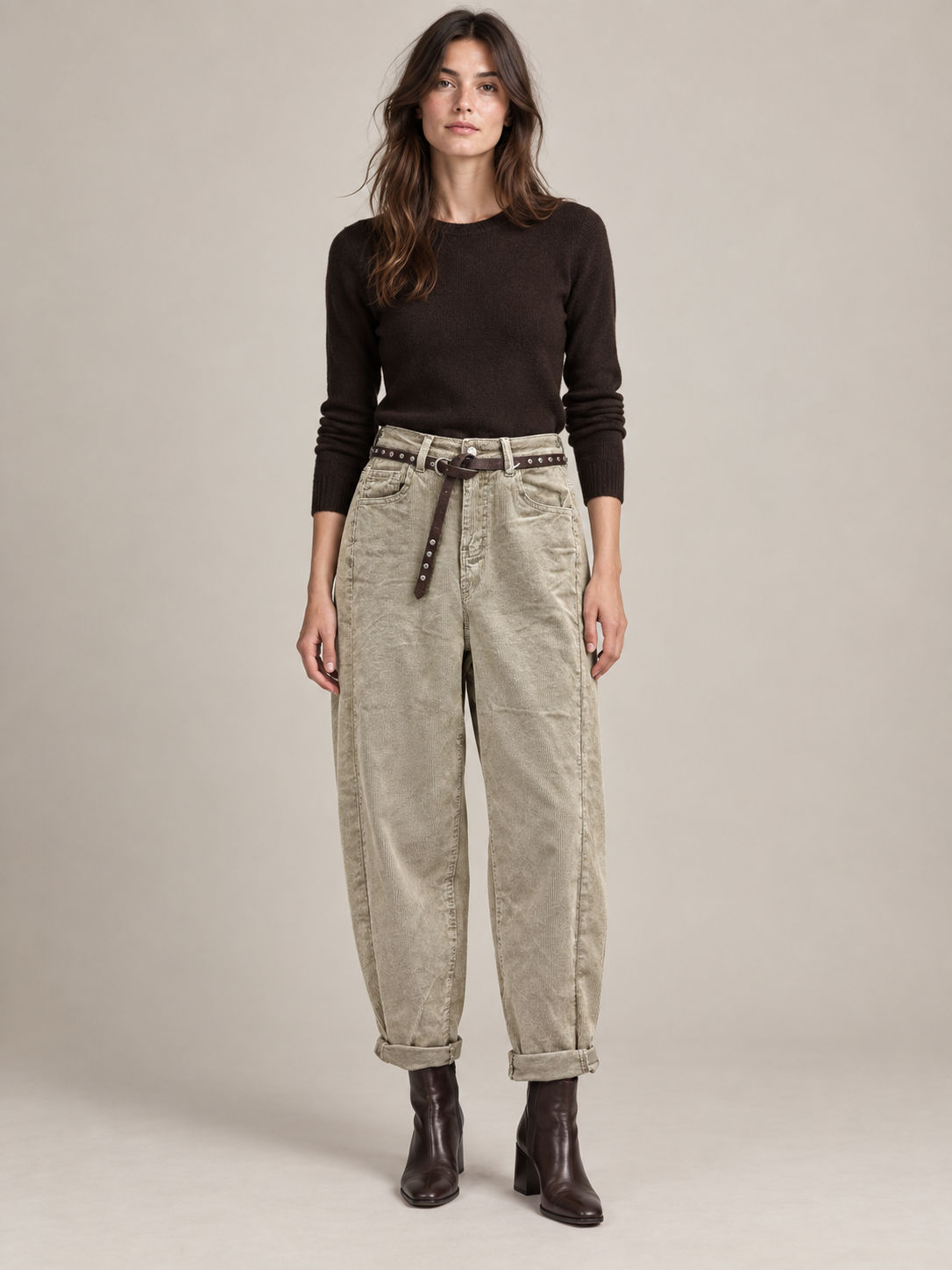 Corduroy Baggy Trousers