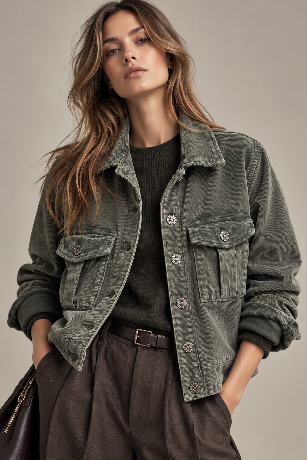 Short Corduroy Jacket