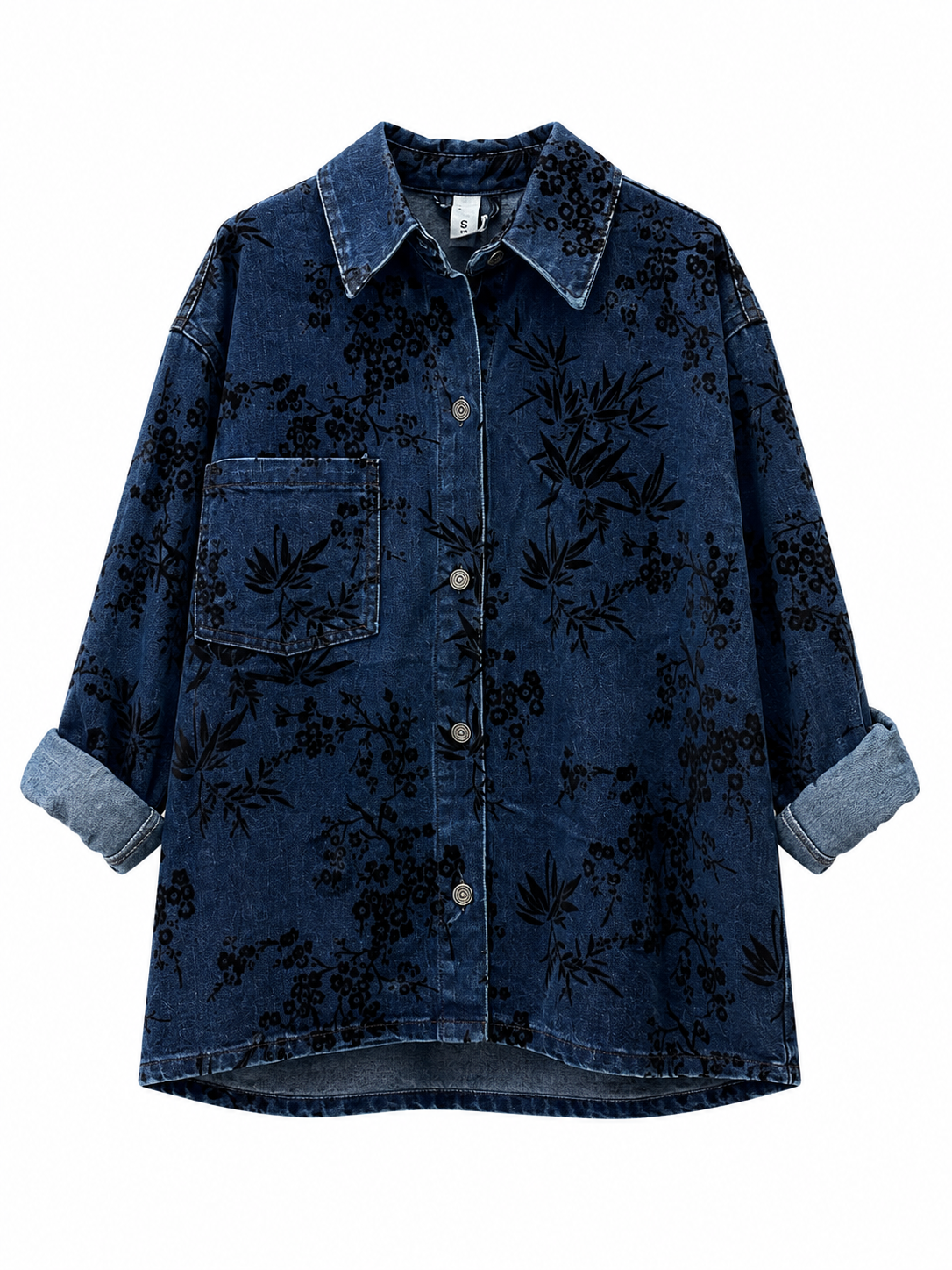 Oversized Shirt with Collar