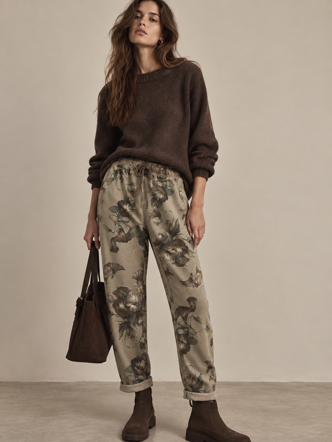 Floral Jogger Trousers
