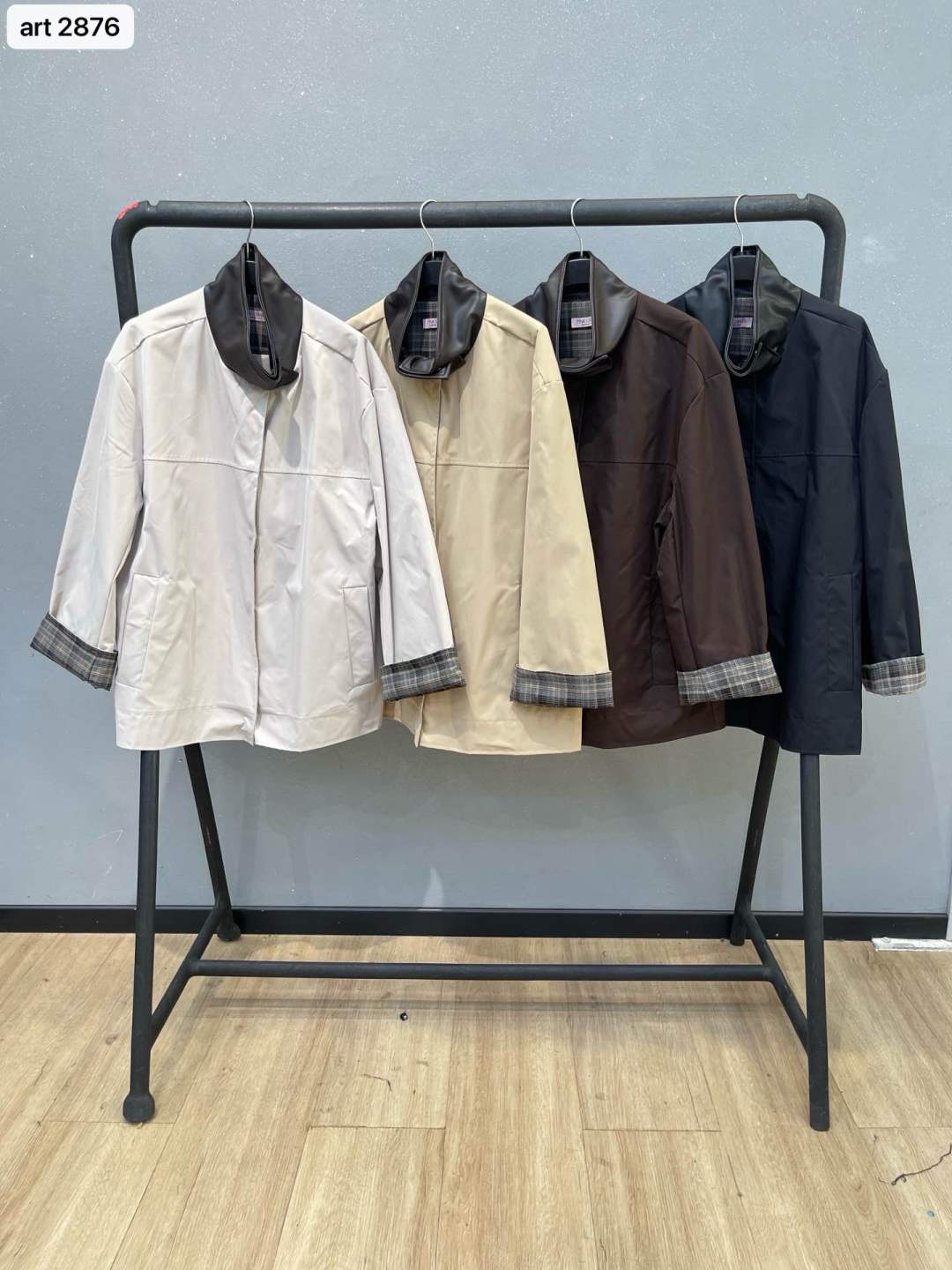 Classic Stand-Collar Jacket