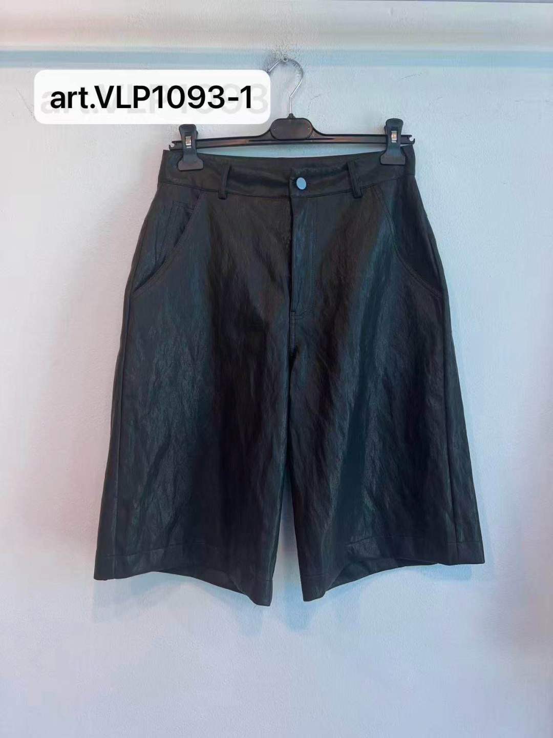 Faux-Leather Bermuda Shorts