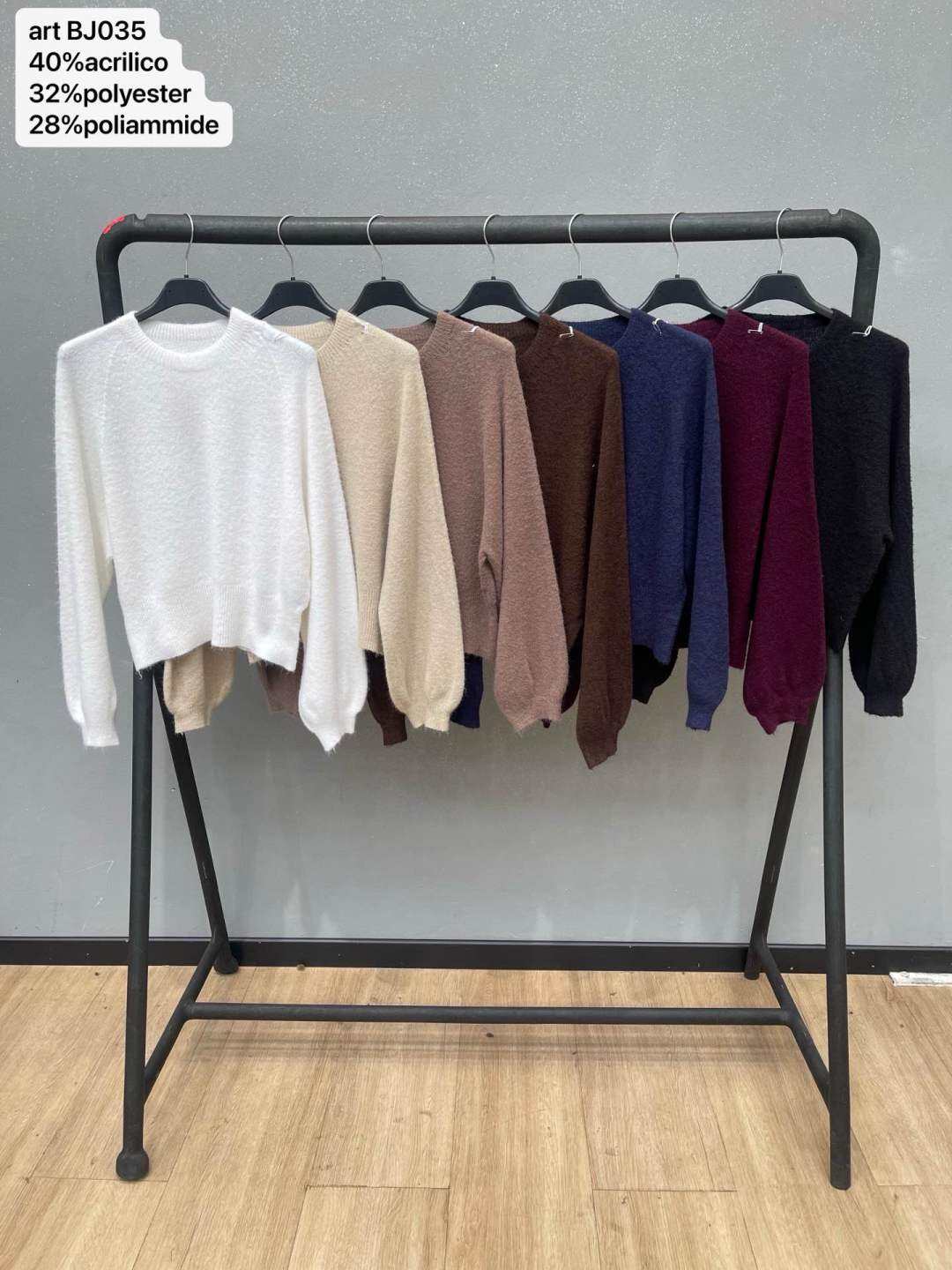 Fluffy Crewneck Sweater
